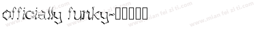 officially funky字体转换